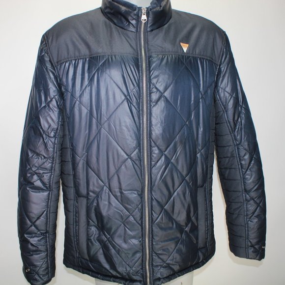 Lindbergh Quilted Field Puffer Men's 3XL XXXL Blue L/S Heavyweight Jacket Coat - Picture 2 of 14